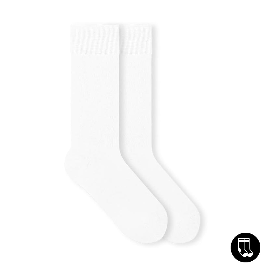 Kleido Herren Damen Baumwolle Business Socken Weiß