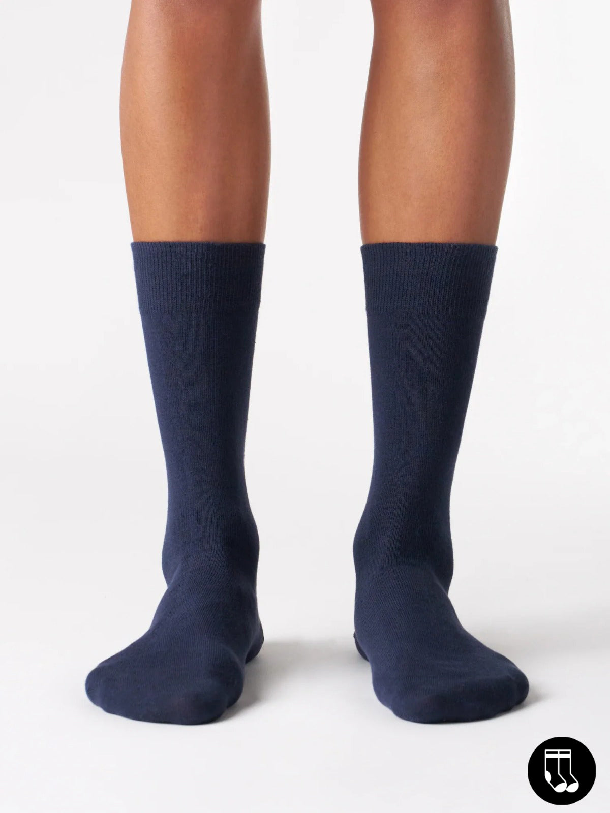 Kleido Herren Damen Baumwolle Business Socken Dunkelblau